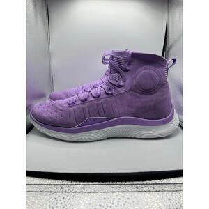 Under Armour Curry 4 Flotro Vivid Lilac Basketball Shoes size 16 men